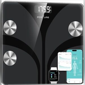 Posture Digital Bathroom Smart Scale - Black (new)